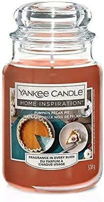 Yankee Candle - Home Inspiration, Jar Candle, Pumpkin pecan Pie Scent, Gift Idea