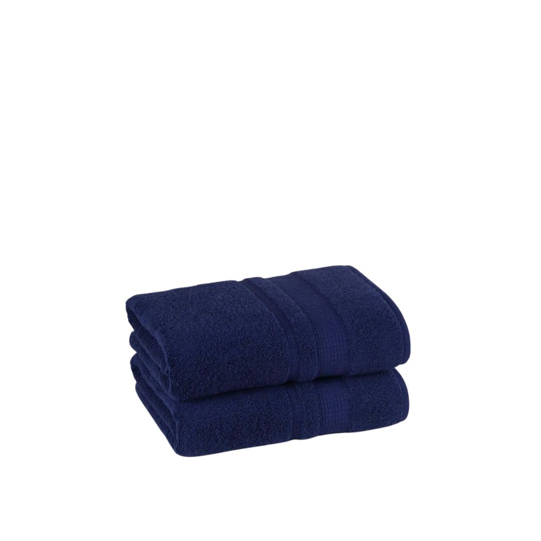 Sterling Mill 600 GSM Turkish Cotton Towels (Pack of 2) ? Ultra Soft, Highly Absorbent & Durable, Luxury Bath Towels ? Ring-Spun Cotton - 70cm x125cm