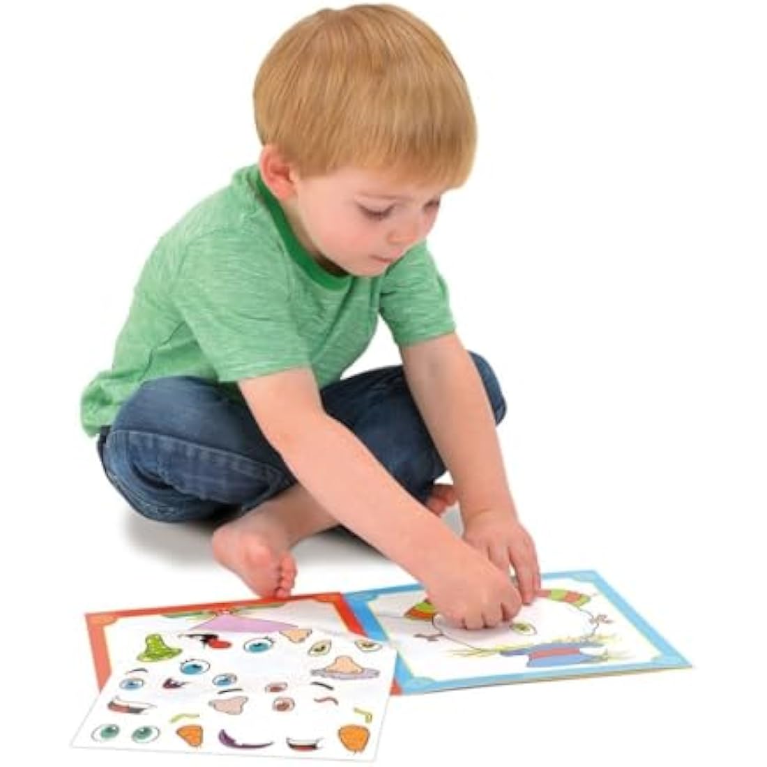 Galt Toys, Funny Faces Sticker Book,Kids Sticker Book, Ages 3 Years Plus