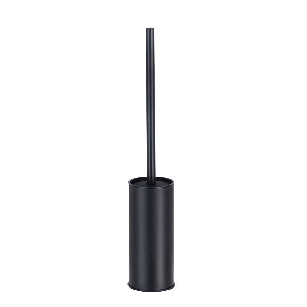 Stainless Steel 304 Rubber Painted Black Toilet Brush Cleaning Tool Holder with Toilet Brush