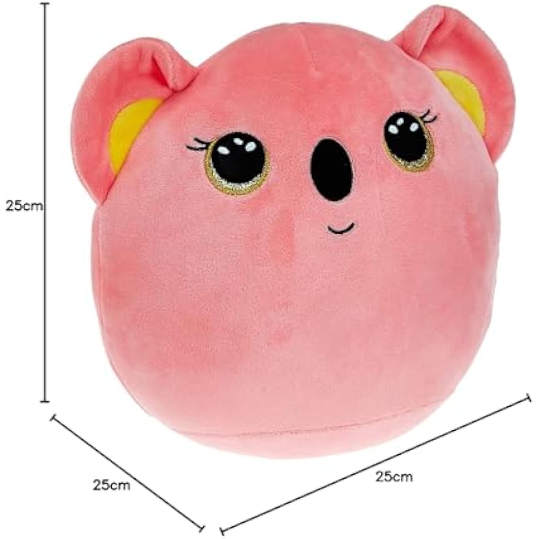 TY Toys - Squish a Boo Koala Poppy - 20 CM, Pink,2009153