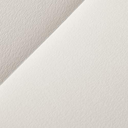 Daler-Rowney Aquafine Textured Watercolour & Gouache Cold-Pressed 300gsm A3 Paper Pad, Glued 1 Side, Natural White, 50 Sheets, For Professional & Beginner Artists & Students, Acid-Free