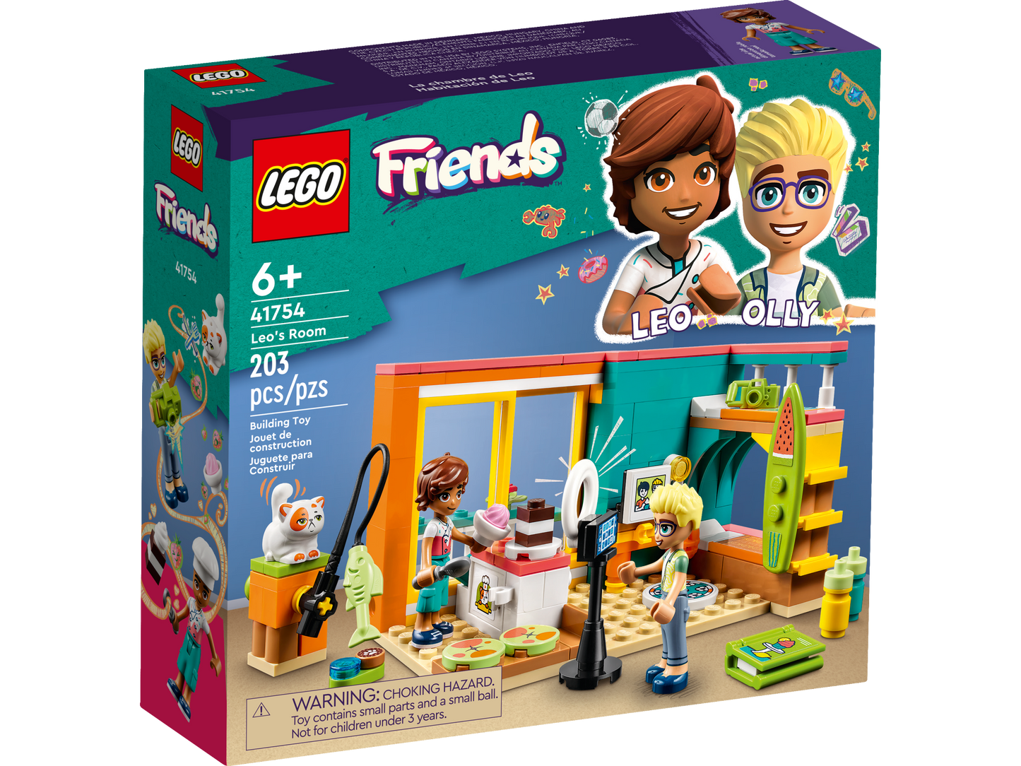 LEGO Friends - Leo's Room Baking Themed Playset with Pet 41754