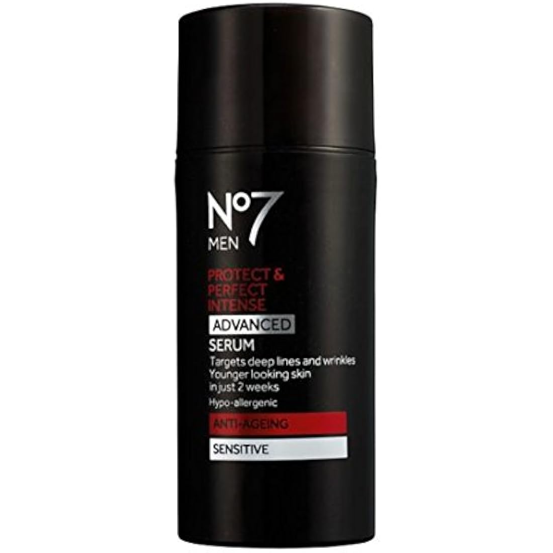 Boots No7 MEN Protect & Perfect Intense ADVANCED Serum ANTI-AGEING Sensitive 30ml-Targets Deep Lines and Wrinkles. FOR YOUNGER LOOKING SKIN IN JUST 2 WEEKS