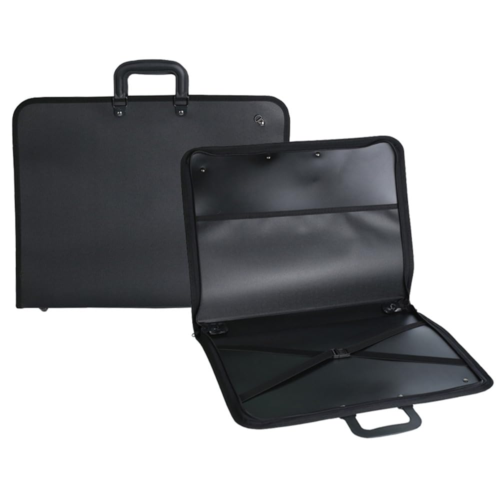 DZOZO A3 Artist Portfolio Case Carrying Bag A3 Artist Portfolio Carrying Case Art Presentation Storage Folder Project Folder Bag for Artwork Sketch