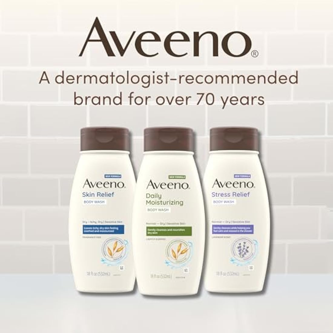 Aveeno Daily Moisturizing Body Wash, 18 Fl. Oz