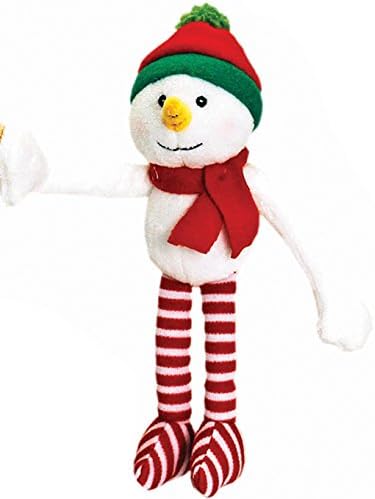 keel toys Collection Christmas Hanging Character with Velcro Hands SNOWMAN 12cm
