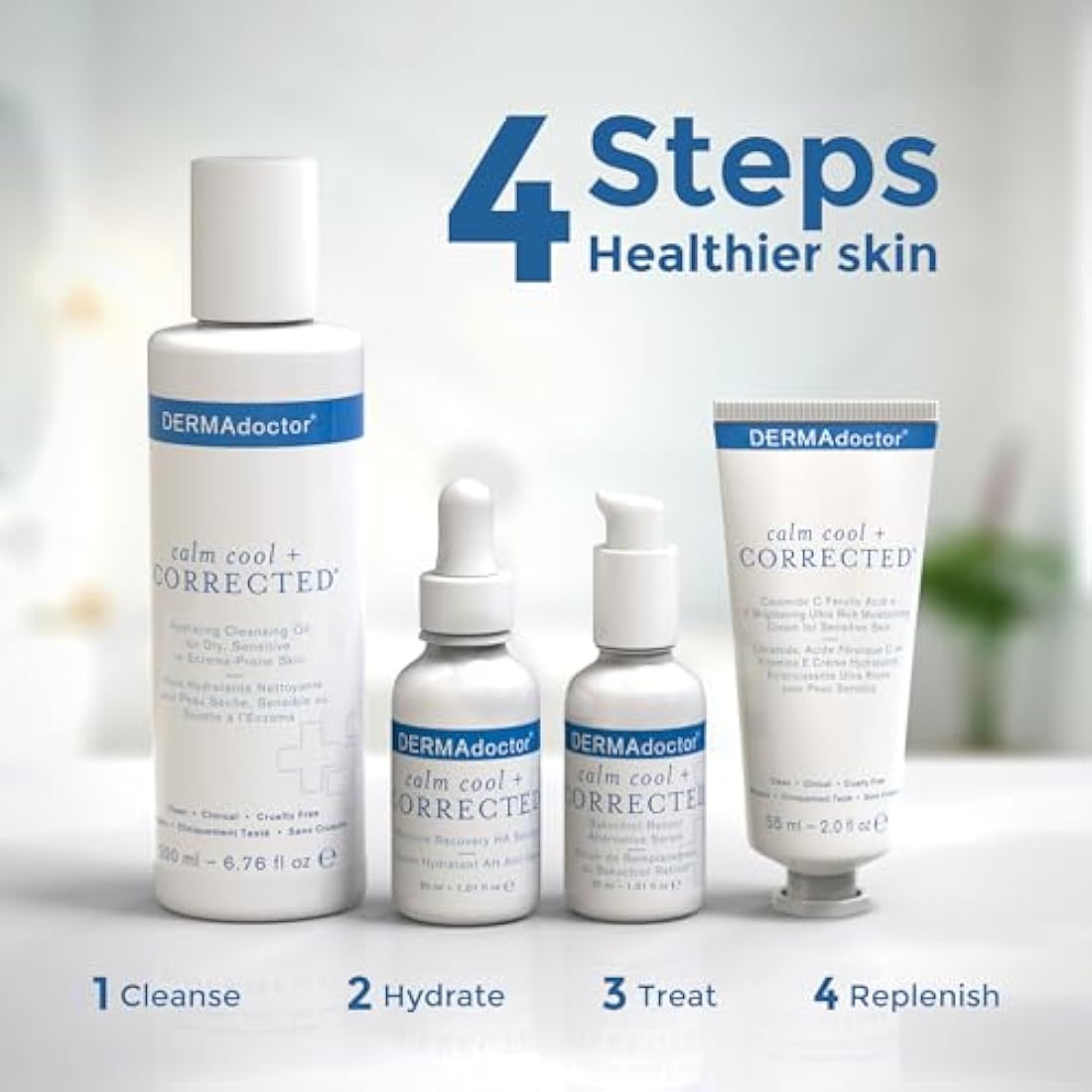 DERMAdoctor Ceramide Cream with Vitamin C E + Ferulic Acid | Barrier Repair Moisturizer for Face; Dermatologist Formulated Fragrance Free Age Fighting Face Cream for Sensitive Skin - 55 ml