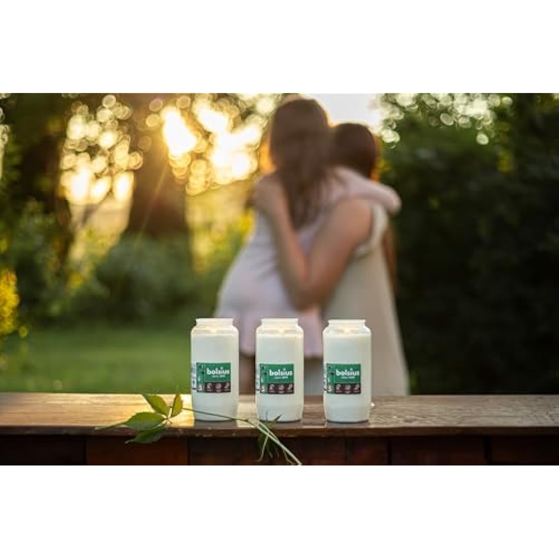 Bolsius Grave Light - White - 24-Pack - Long Burning Time 4 Days - Funeral Candle & Memorial Candles - Clean Burning - Without Palm Oil