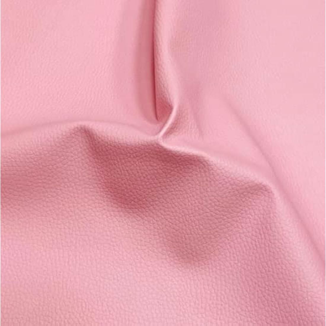A-Express Grained Faux Leather Fabric Waterproof Heavy Duty Leatherette Vinyl Leathercloth Upholstery Textured Material - Light Pink Half Metre 50cm x 140cm