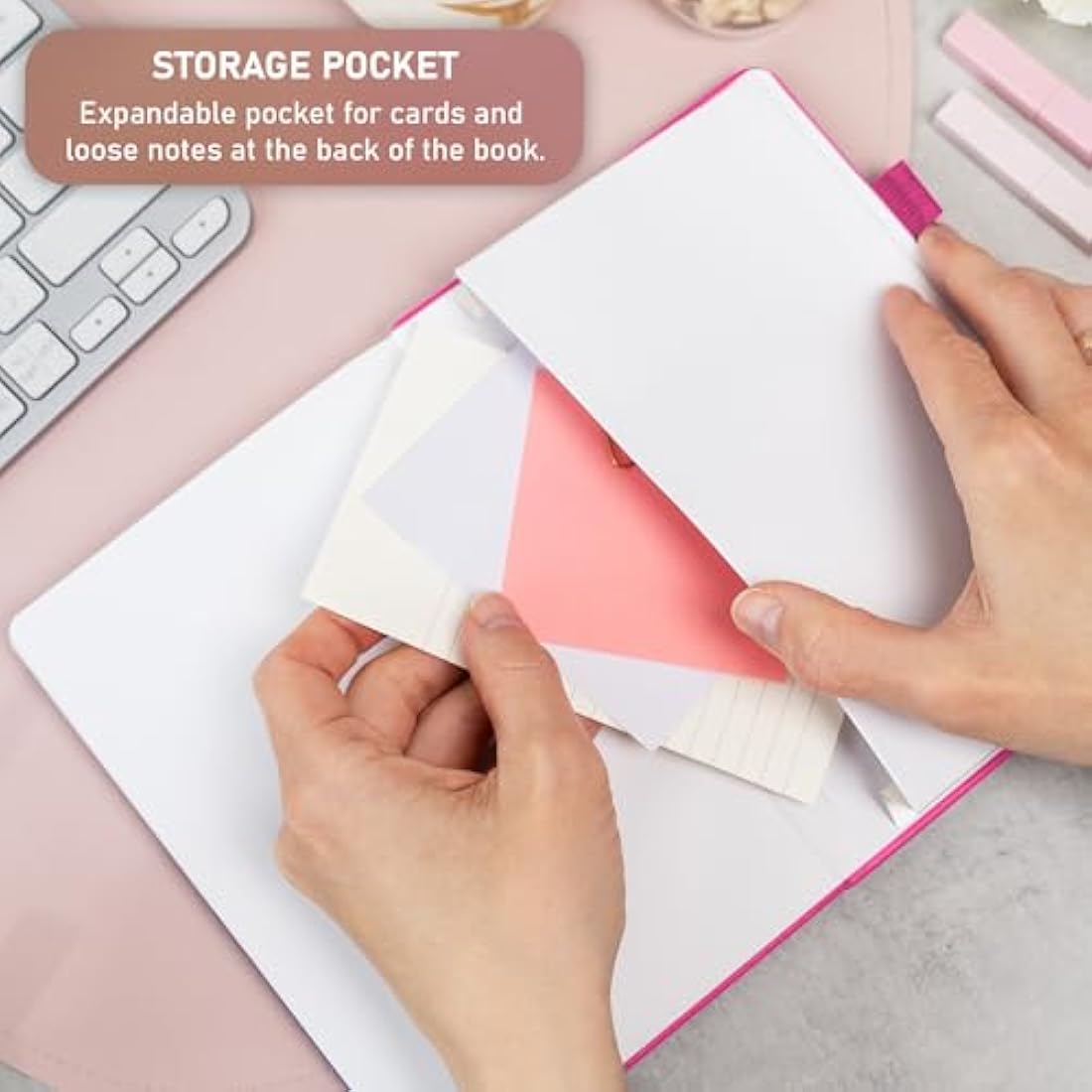 GoGirl Password Book with Alphabetical tabs – Internet Address & Password Keeper Logbook for Password Organization, Journal Notebook for Saving Website Logins. Medium Size 13.5 x 19cm - Hot Pink