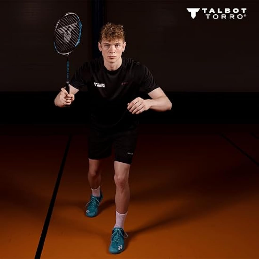 Talbot Torro Badmintonschläger Isoforce 411, 100% Graphit, One Piece, Verschiedene Designs wählbar