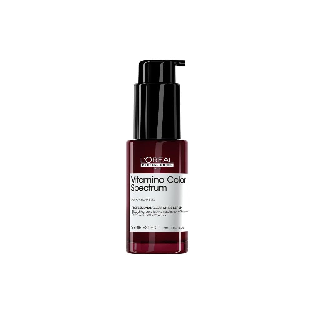 L'Or?al Professionnel Glass Shine Serum, Concentrated Serum Mirror, Protects & Provides Intense Shine, Vitamino Color Spectrum, 30ml