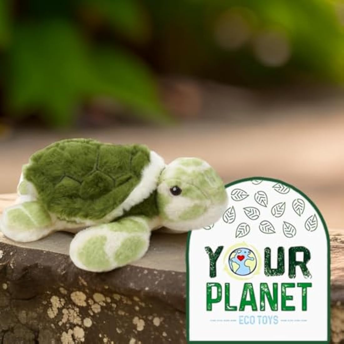 Deluxe Paws Your Planet Soft Cuddly Eco Plush Toy 15cm (Turtle)