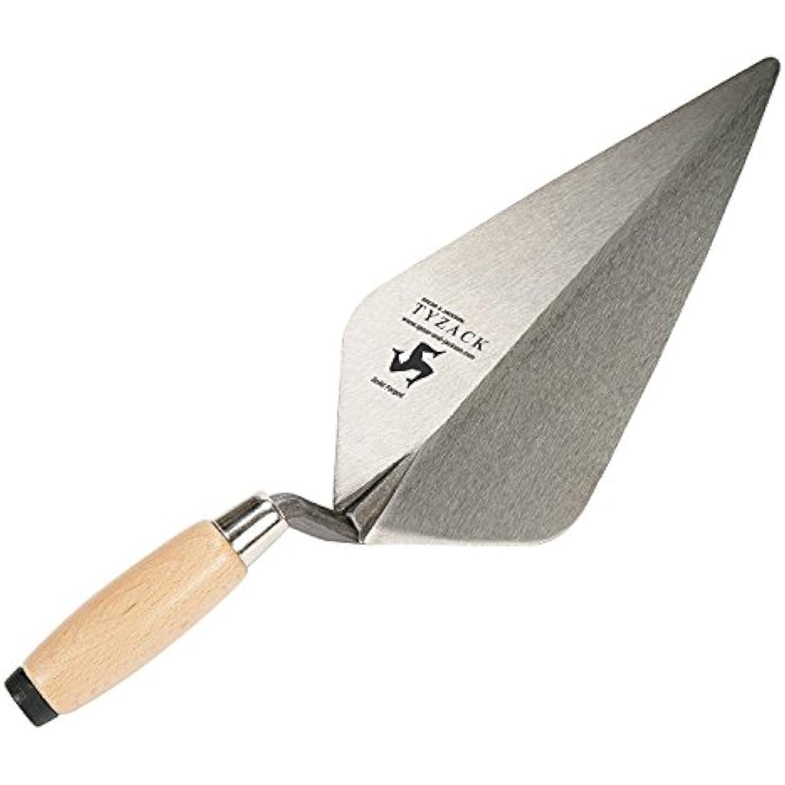 Spear & Jackson 10110V Tyzack 10" Broad Heel Wooden Handle Brick Trowel