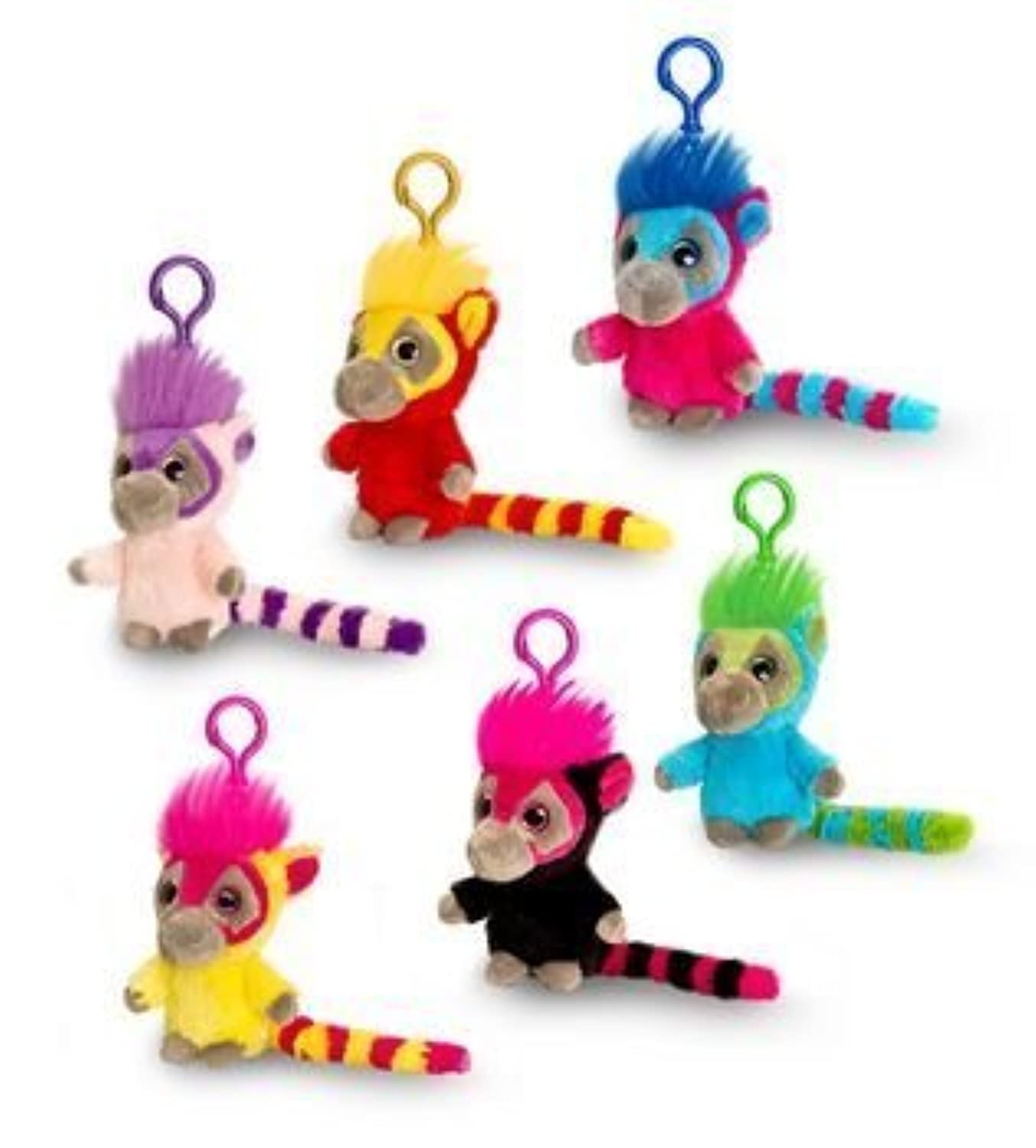 moonlings 10cm lemur keychain choice 6 one sent at random