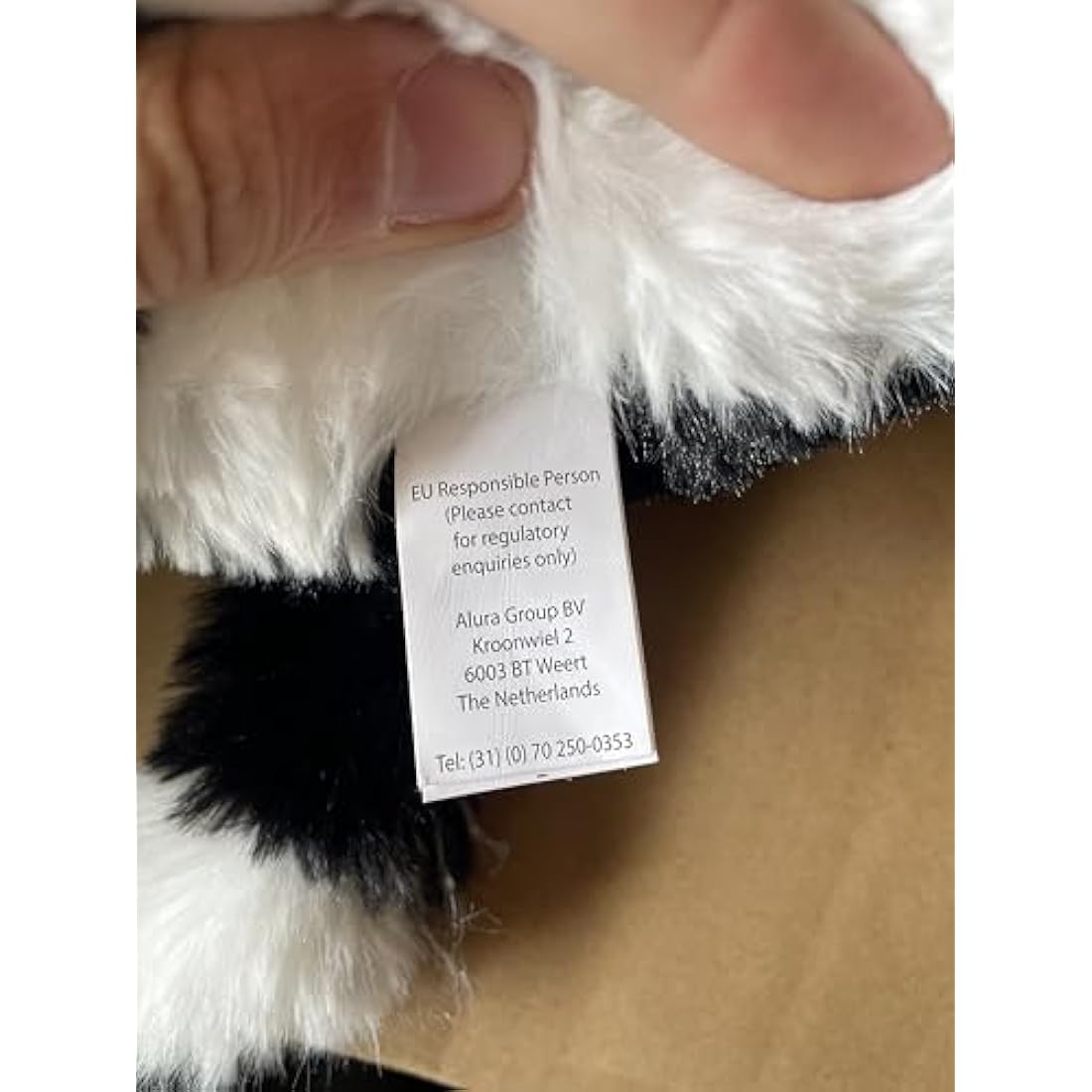 Zappi Co Border Collie Plush Toy (30cm) - Lovable, Sheepdog Soft, Eco-Friendly, Kid's Best Friend for Comfort and Play, Recycled