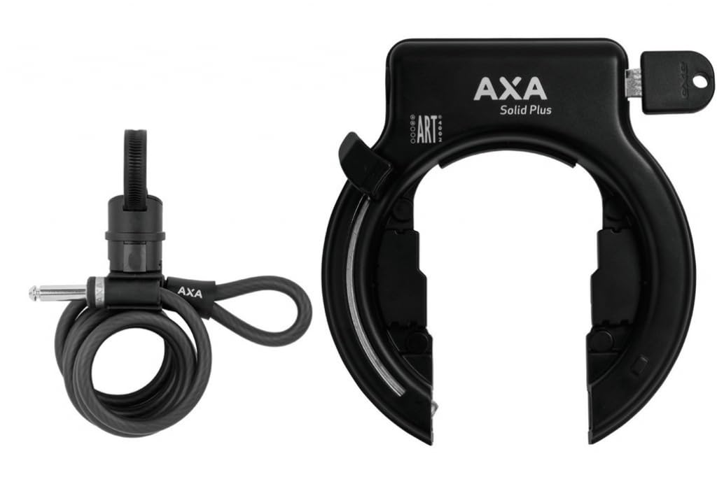 Axa Solid Plus Frame lock Black One Size
