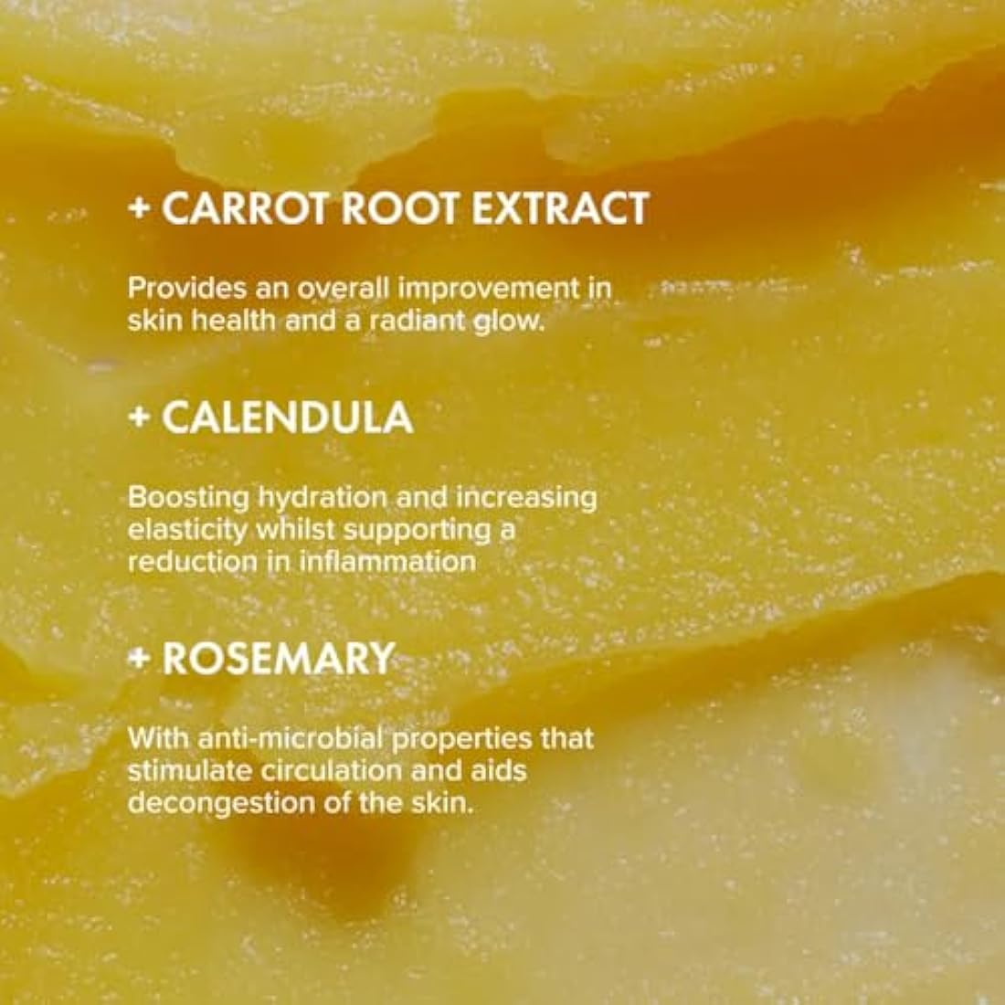 The Organic Pharmacy Carrot Butter Cleanser, 50ml - Balm-to-oil - Remove Impurities and Make-up - Rich in Beta Carotene - 99.8% Organic, 99.9% Natural