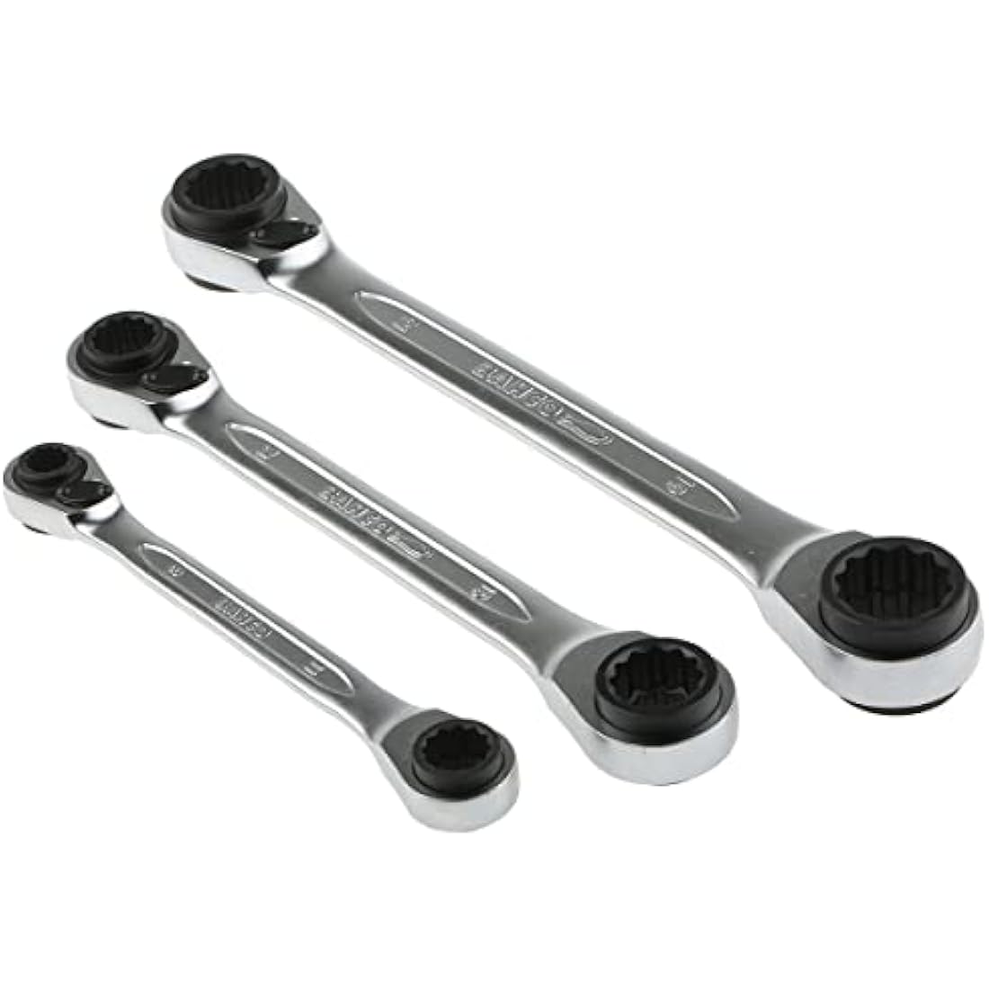 Bahco S4RM / 3T chrome vanadium steel socket wrench set, size 8mm-19mm