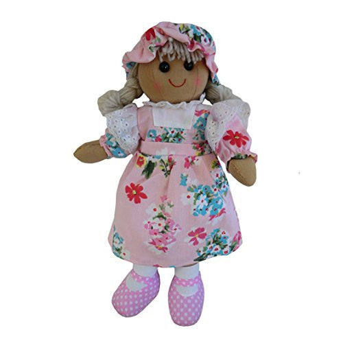 pink floral ragdoll small