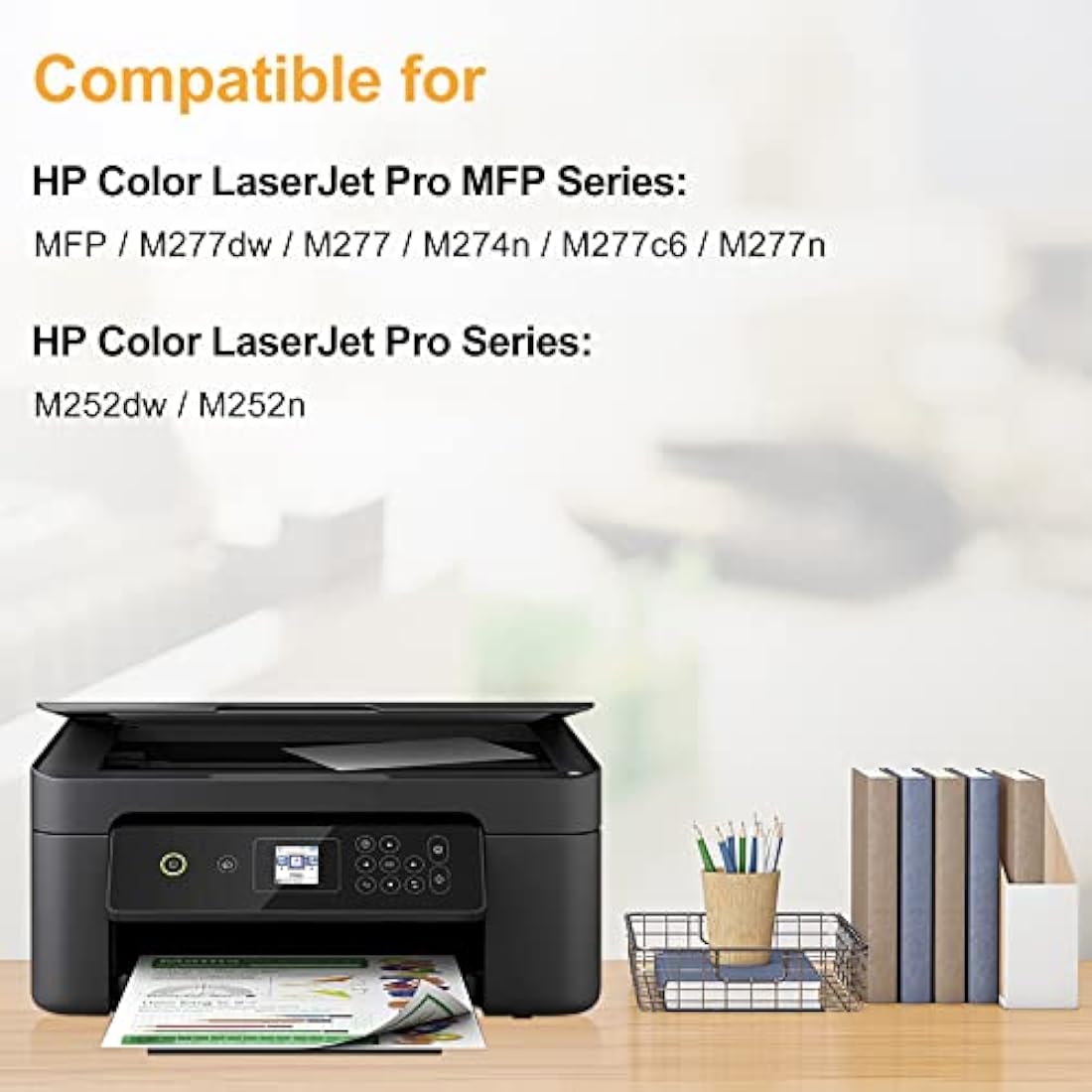 LeciRoba 201X for HP 201X 201A CF400X CF400A CF401X CF401A CF402X CF402A CF403X CF403A Toner Cartridges ,for HP Color LaserJet Pro M252dw M252n ,MFP M277dw M277 M274n M277c6 M277n Printers (5-Pack)