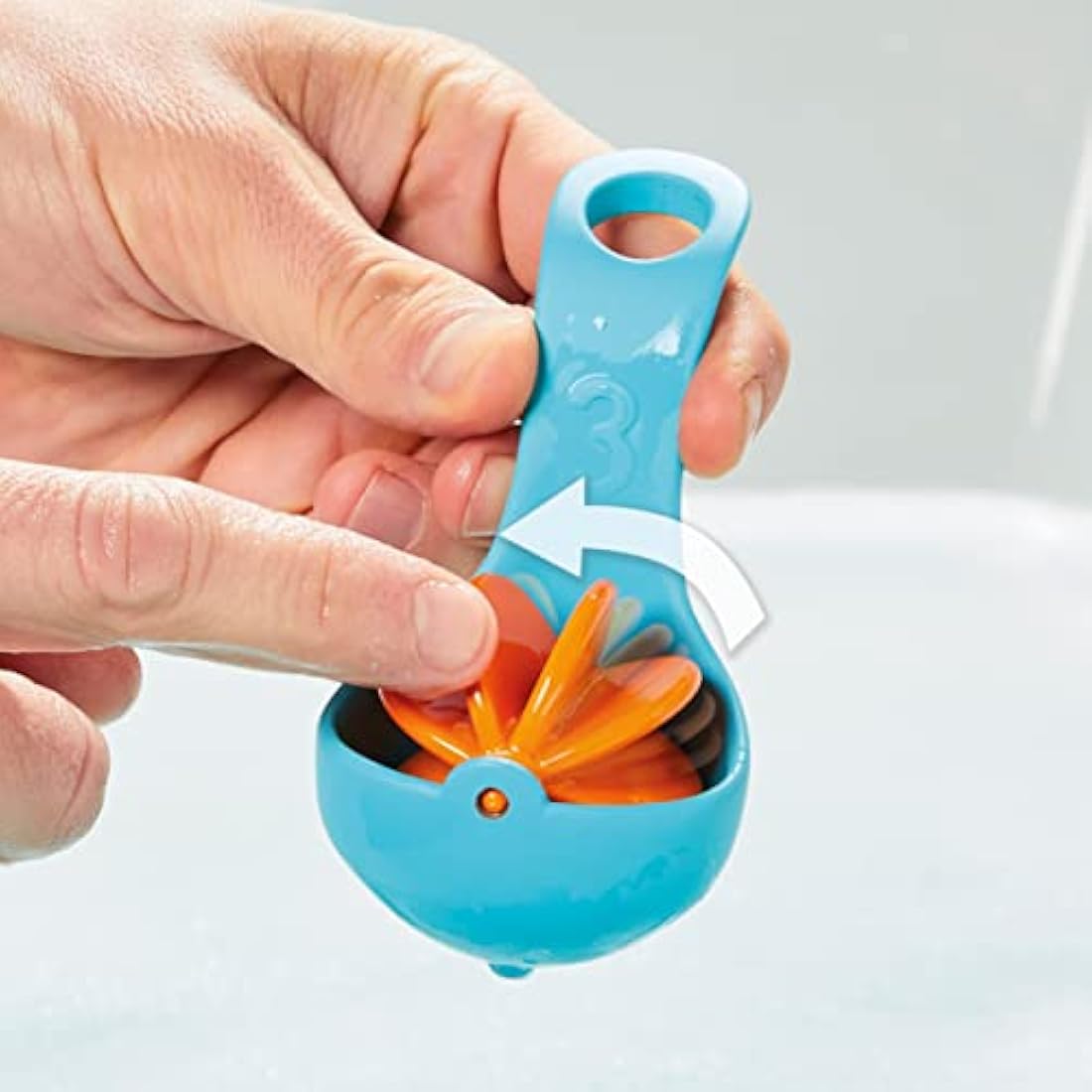 Toomies E73104 Tomy 7 in 1 Activity Octopus, Kids Toys for Water Play, Fun Bath Accessories for Babies and Toddlers, Suitable for 18 Months and Older, Multicoloured