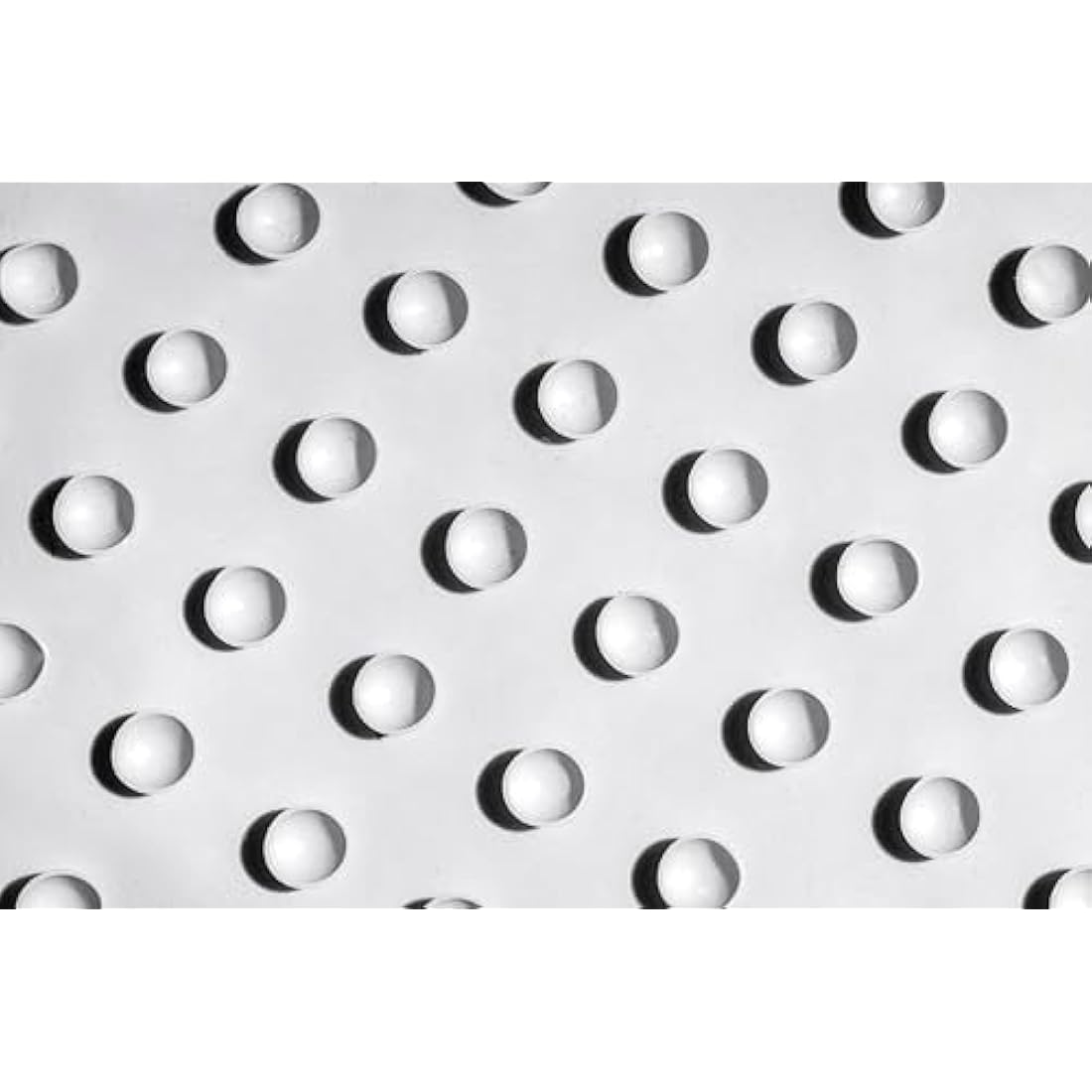 Croydex Rubagrip Square Shower Mat - Secure Grip Suction Cups for a Non Slip Shower Mat with Anti Mould and Anti-Bacterial Additive Made From Natural Rubber, 53x53cm