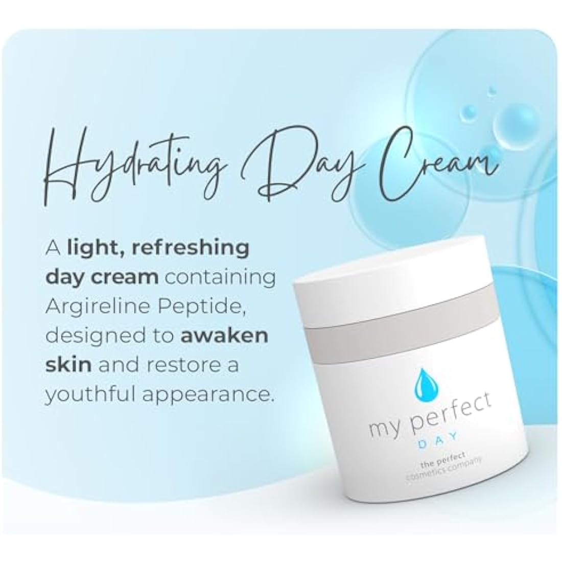 My Perfect Day, Penny Lane, 50ml Light and Refreshing Face Day Cream/Moisturiser, Instant Results, Anti-Ageing. 3 Month Supply, As Seen on TV.