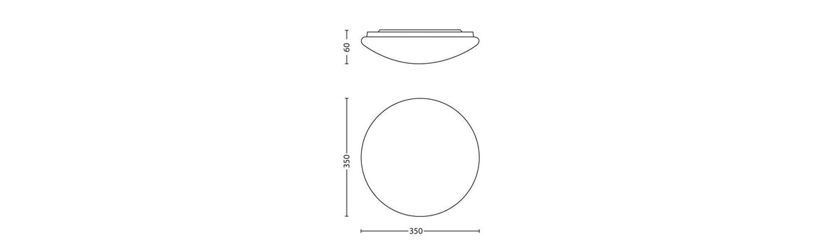Philips myLiving LED Twirly Ceiling Light, 12 W, Grey