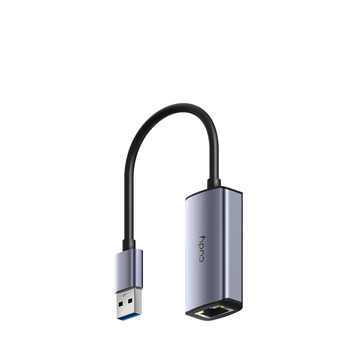 Cudy USB-A to 2.5 Gbps Ethernet Adapter, USB 3.0 Network Adapter, Aluminum RJ45 LAN Internet Adapter Driver Free, Compatible with Switch, MacBook,TV