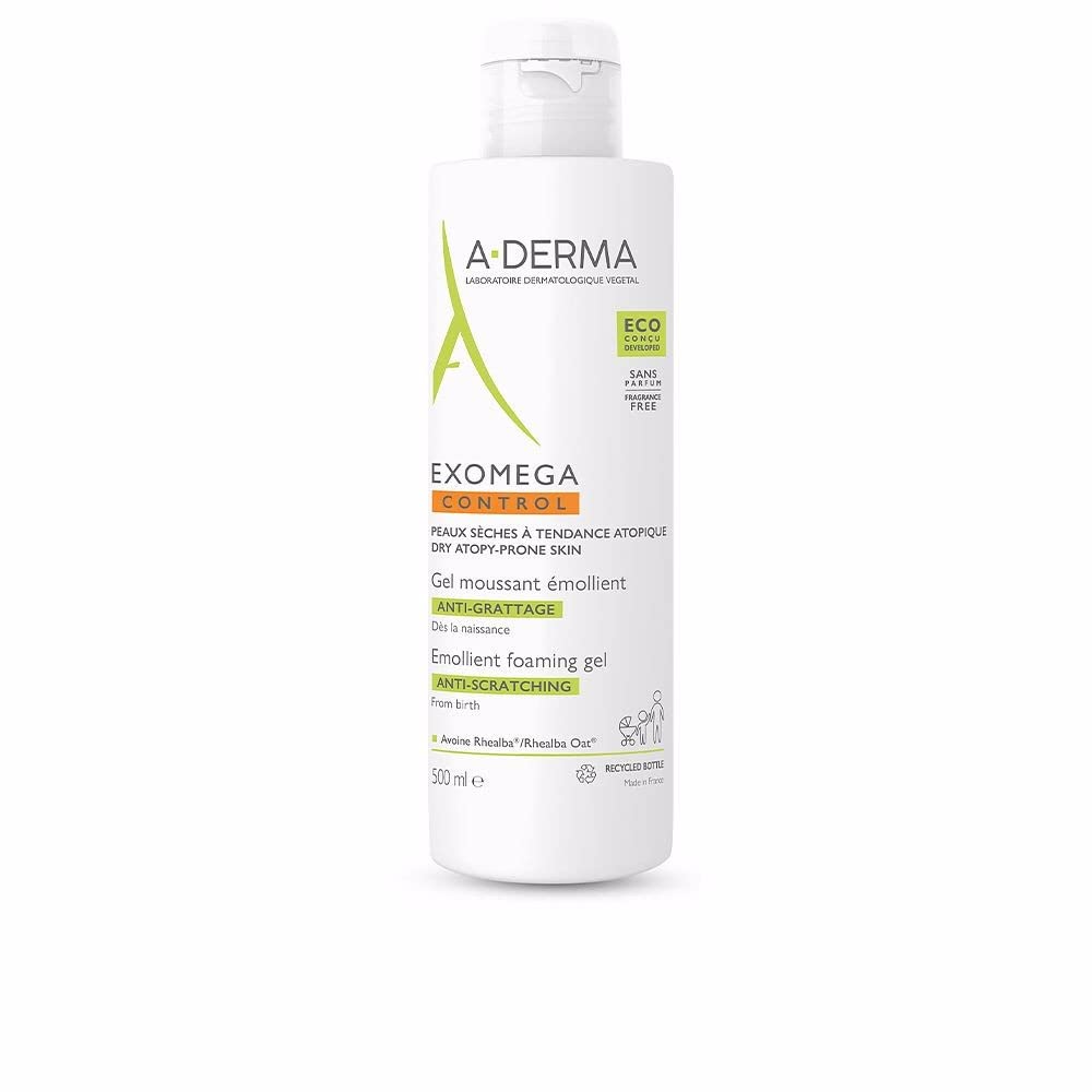 A-DERMA Exomega Control Emollient Foaming Gel Anti-Scratching 500ml