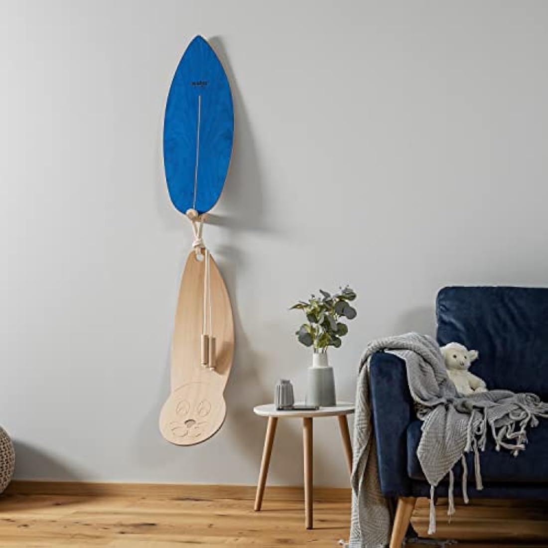 WAHU Board - Balance Board with Unique Rocker Shape Including Cork Roll - Surf Balance Board (100% Wood) | Balance Board Wood | 100% Fun Guaranteed