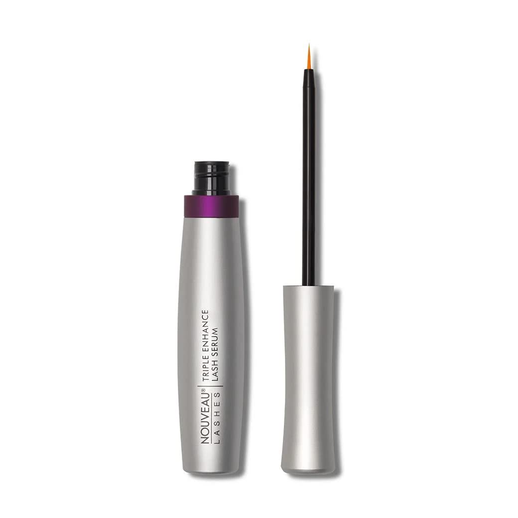 Nouveau Lashes Triple Enhance Lash Serum, Multifunctional Proteins, Triple Peptide Complex, Helps Improve Lash Length, Strength and Volume, Vegan, 5