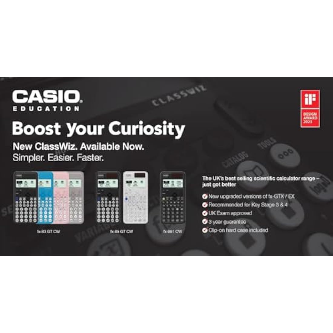 Casio fx-83GTCW Black Scientific Calculator