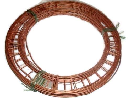 Artificial Floral Supplies Pack of 20 Flat Wire Wreath Ring Frames 8" 10" 12" 14" 16" Christmas Memorial Wreath Craft (20 Rings x 10" (25cm))