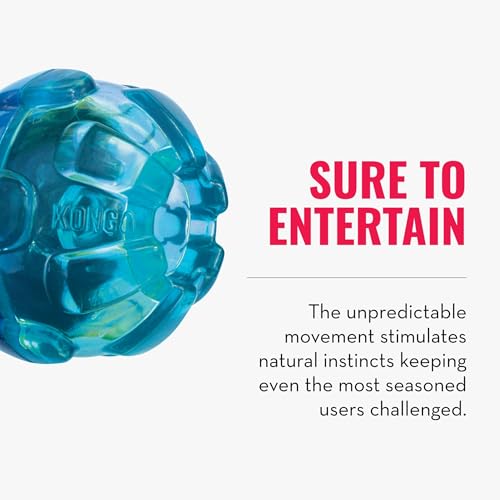 KONG - Rewards Ball - Ultra Durable Interactive Treat Dispensing Dog Toy - For Large Dogs