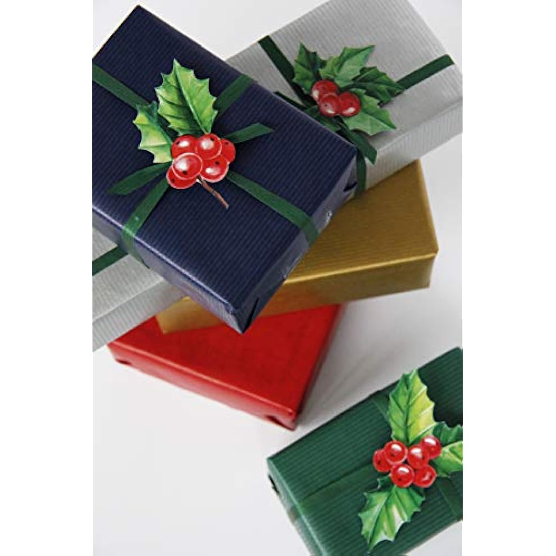 Clairefontaine - Ref 507275C - Nature Kraft Long Roll Wrapping Paper (Single Roll) - 70cm Width x 250m Length, 60gsm Ribbed Kraft Paper - Solid Gold Colour