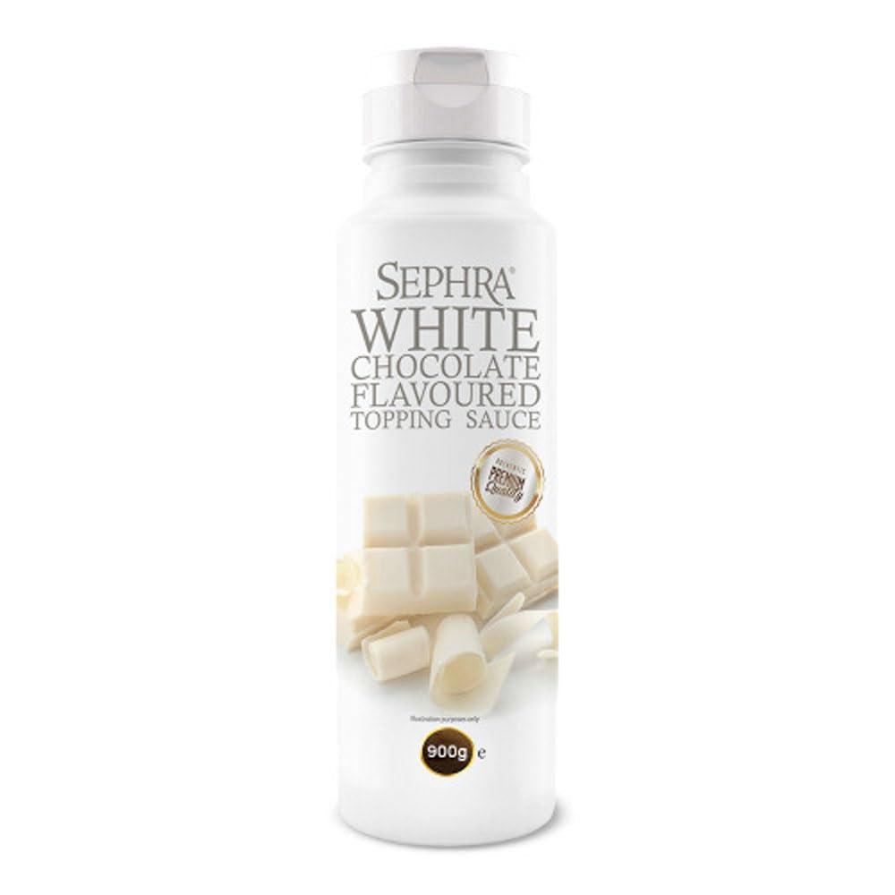 Sephra White Chocolate Dessert Topping Sauce - 900g
