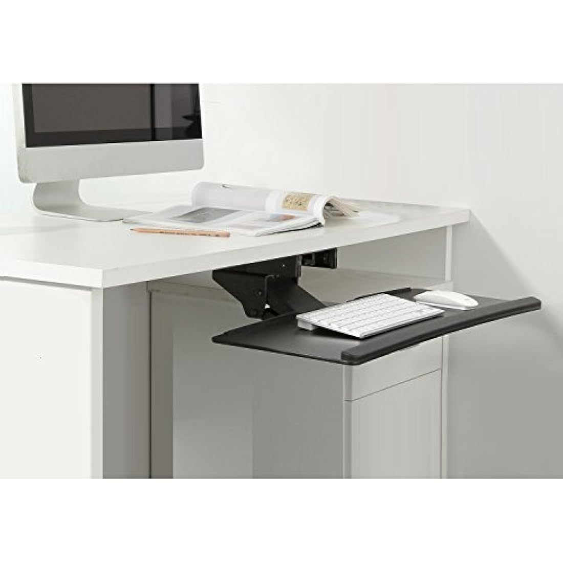 Maclean MC-757 Keyboard and Mouse Holder Tray for Desk 67cm Surface