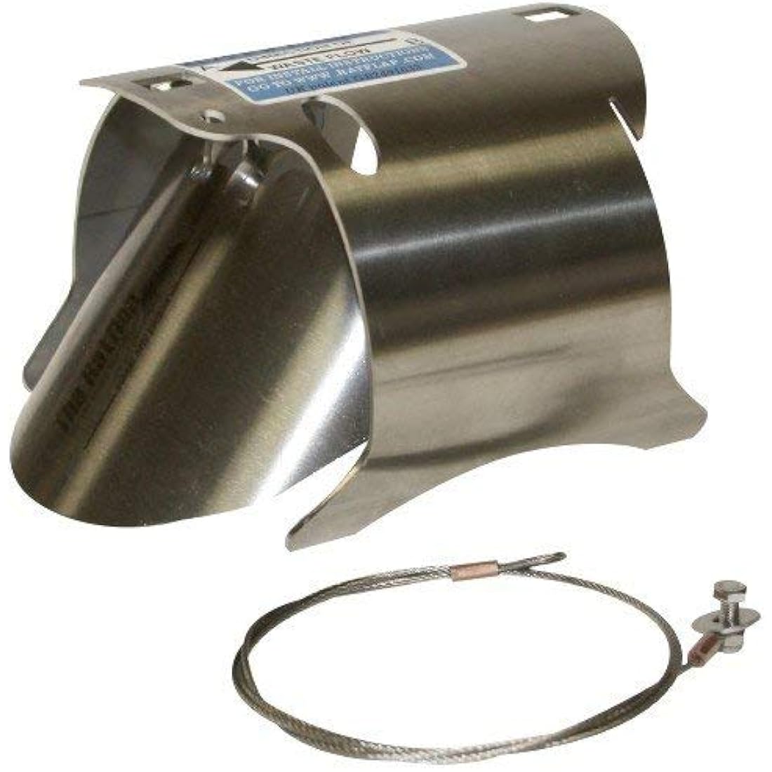 Ratflap Stainless Steel Rat Prevention Fast 4" 100mm Clay or Plastic Drain Pipe