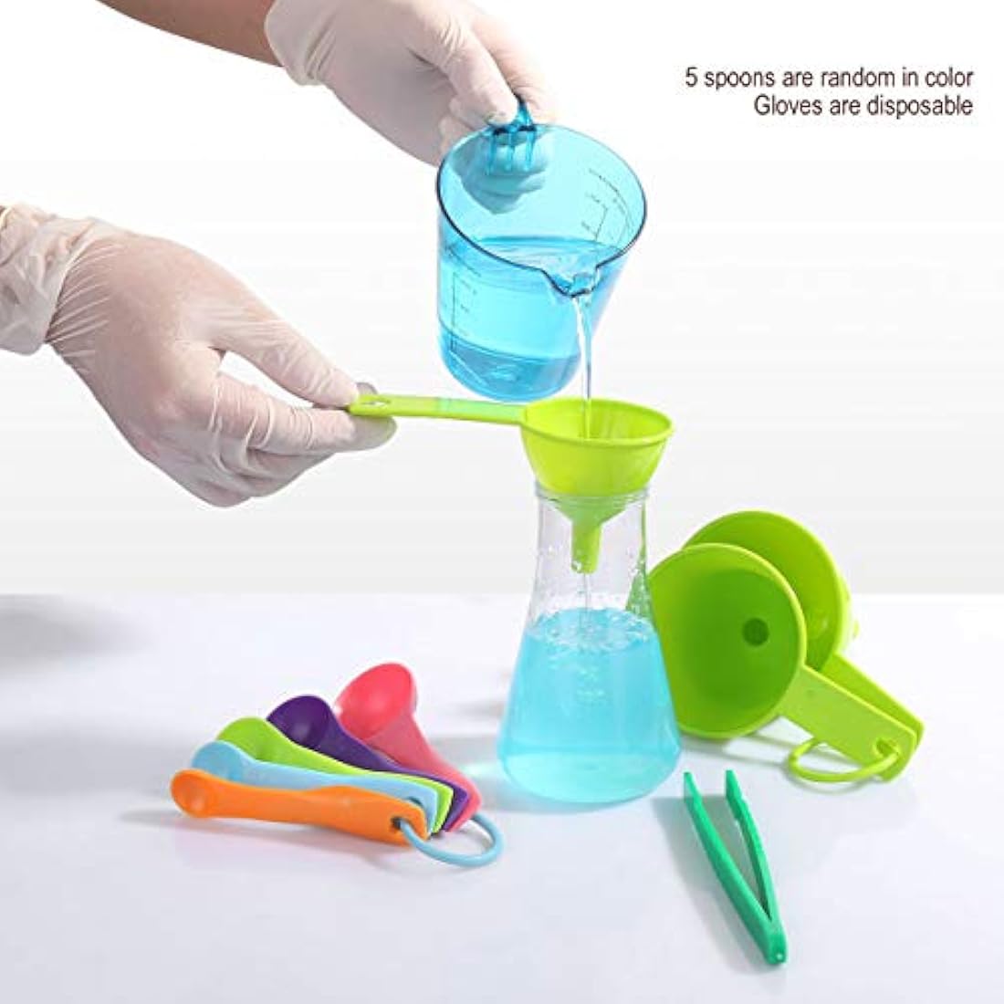 Kids Science Experiment Kit with Lab Coat Scientist Costume Dress Up and Role Play Toys Gift for Boys Girls Kids Christmas Birthday Party
