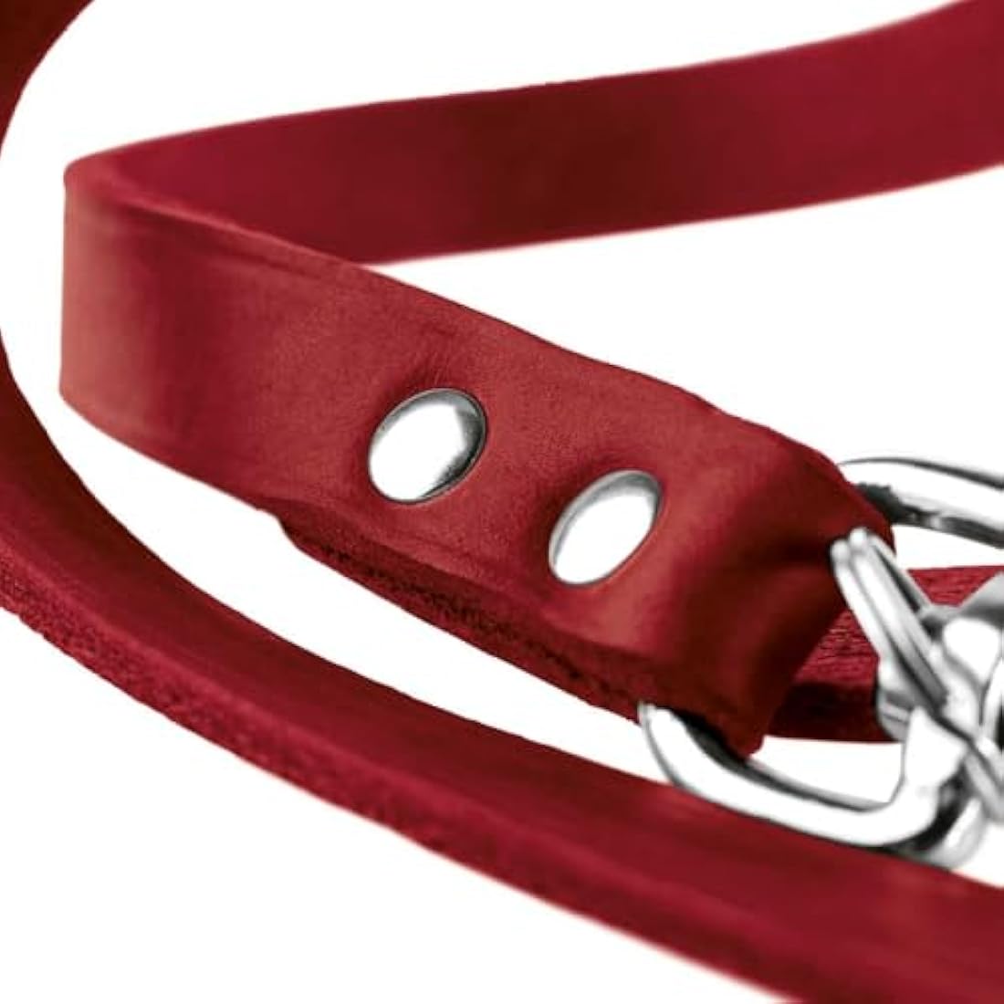HUNTER Training leash, 20/200 Soft genuine cow leather, tan