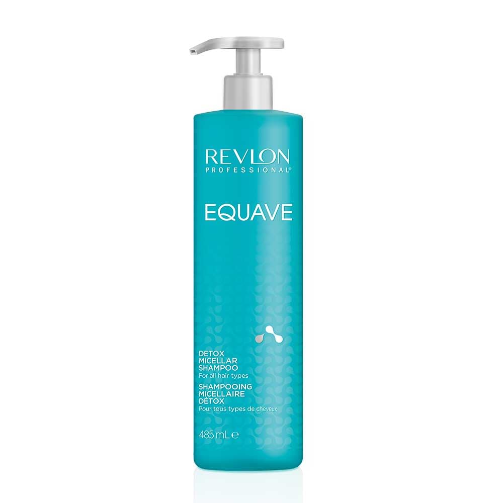 REVLON PROFESSIONAL EQUAVE DETOX MICELLAR SHAMPOO FOR ALL HAIR TYPES, Micellar Shampoo, Detox Shampoo, Cleansing Shampoo, Keratin-Enriched Shampoo,