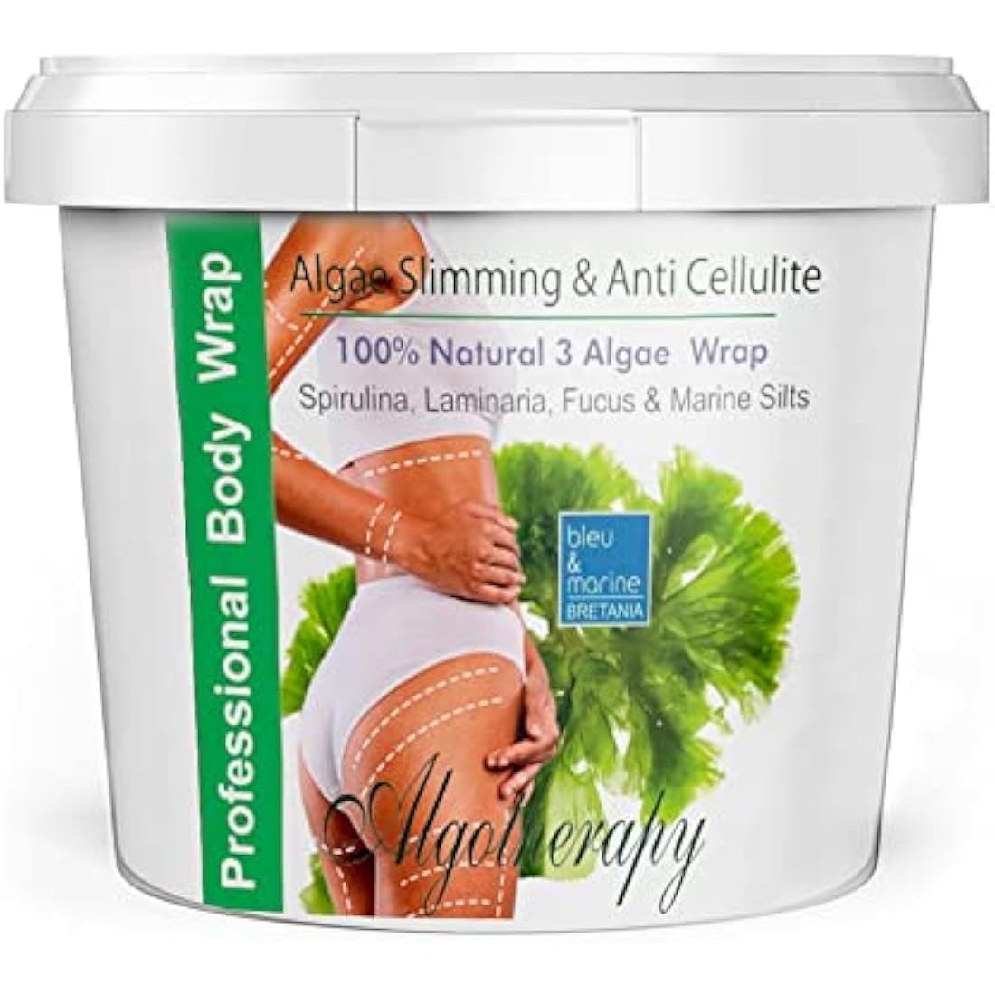 Seaweed Powder Body Wrap | Detox and Weight Loss Aid | Acne and Wrinkle Solution | Metabolism Booster | Vitamin Enriched | Anti-Cellulite Bath Relaxing Treatment, 1.5 kg