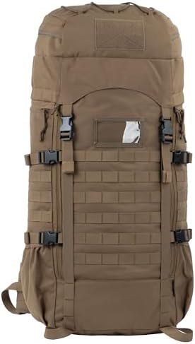 BACKFERRY 75L Tactical Backpack with Internal Frame, MOLLE, and Hydration System for Camping,Hunting,Backpacking,Hiking and Wild Adventure