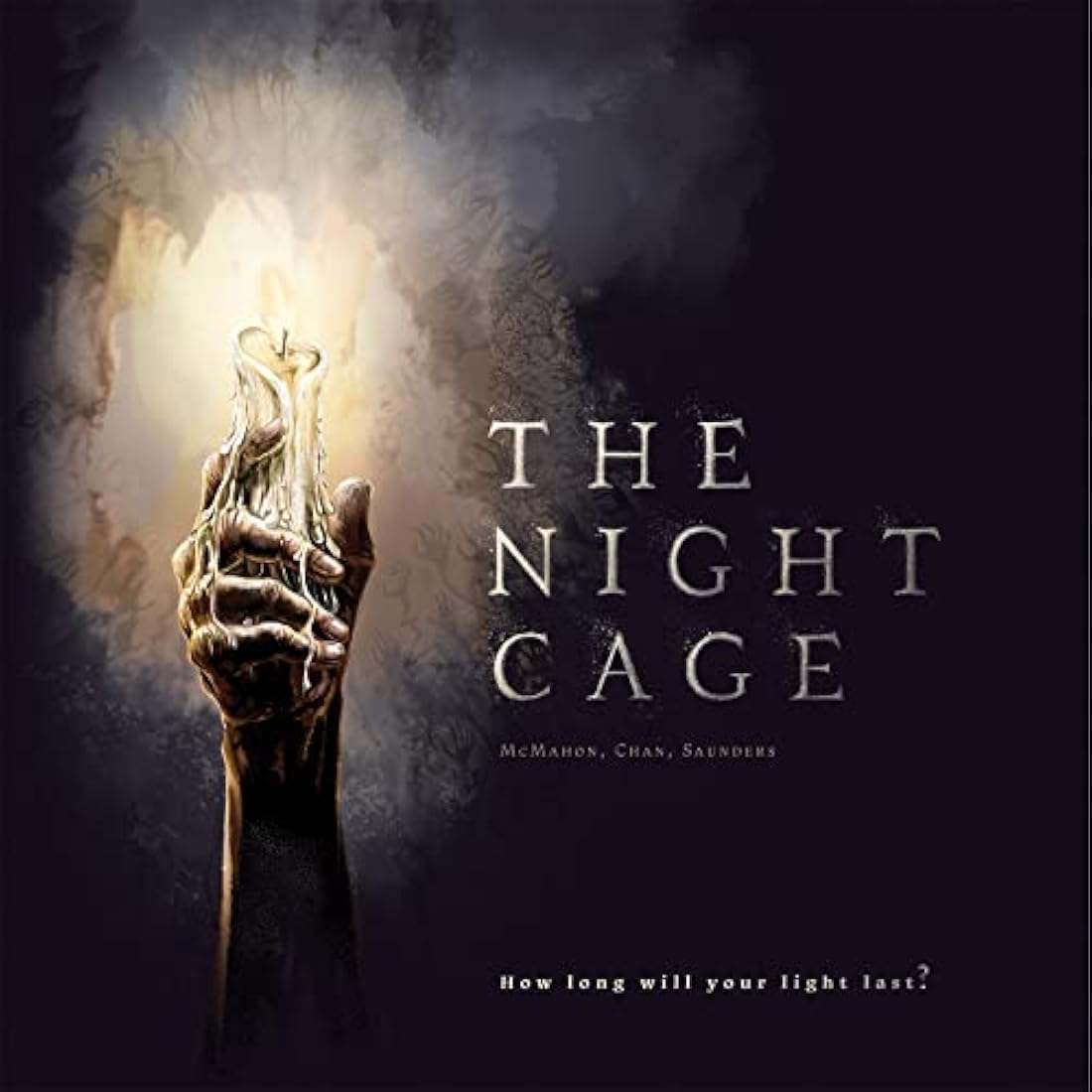 The Night Cage, by Smirk and Dagger, a Spooky Cooperative Strategy game, 1-5 Players lost in a Dark Maze with only a Candle, Fun Horror Themed Tile Laying and Perfect for Game Night, Adults, Teens 14+