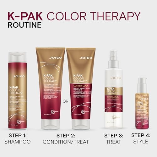 Joico K-PAK Color Therapy Luster Lock | Sofort-Glanz- und Reparaturbehandlung | Für coloriertes Haar