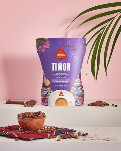 Delta Ground Roasted Coffee from Timor for Espresso Machine or Bag 220g