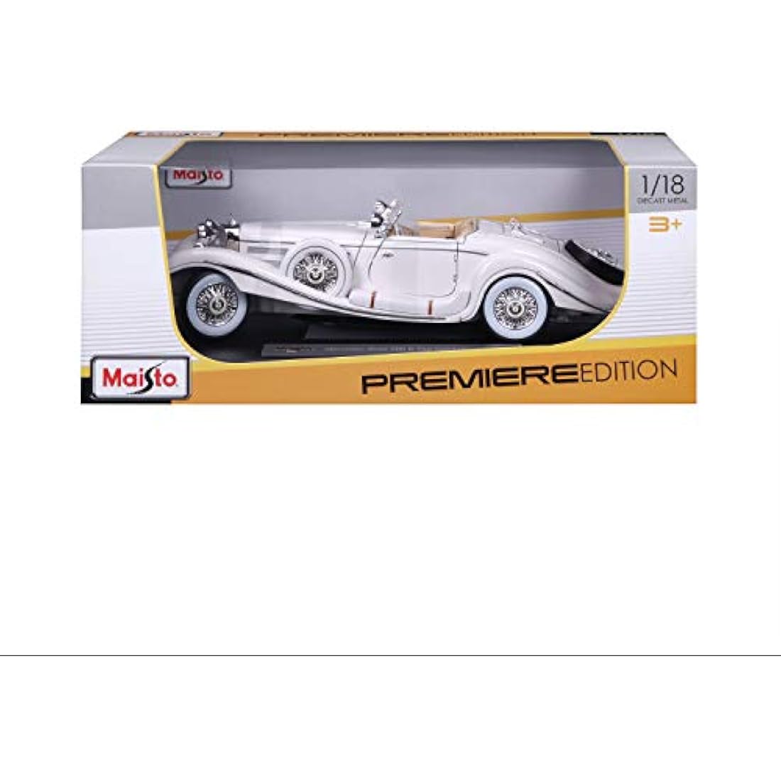 Tobar 1:18 Premiere Edition 1936 Mercedes Benz 500K Typ Specialroadster